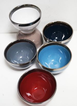 Керамична купа с меден кант 6 цвята