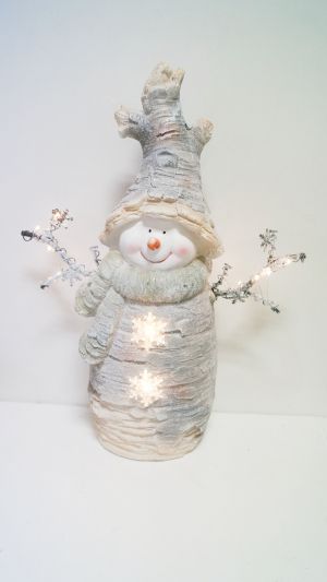 Снежен човек дънер светещ