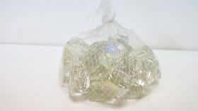 Стъклени камъчета кубчета като лед в торбичка